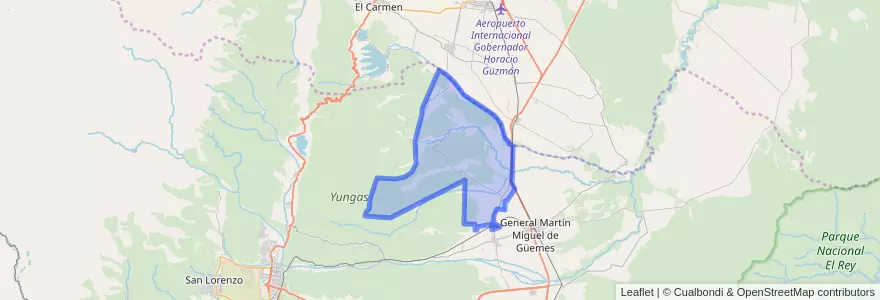 Mapa de ubicacion de Municipio de El Bordo.