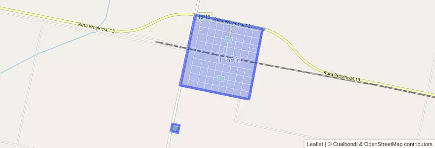 Mapa de ubicacion de Municipio de El Fortín.