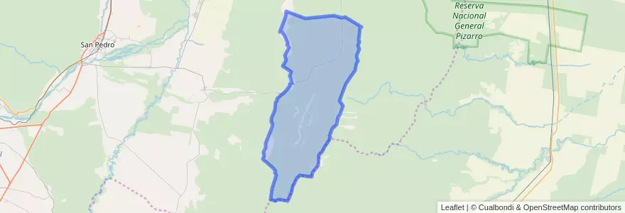 Mapa de ubicacion de Municipio de El Fuerte.