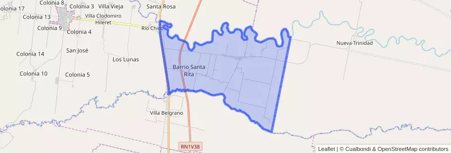 Mapa de ubicacion de Municipio de El Polear.