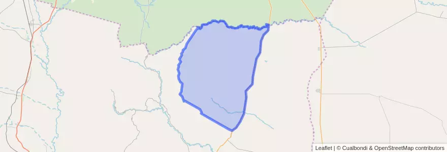 Mapa de ubicacion de Municipio de El Puestito.