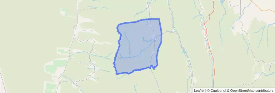 Mapa de ubicacion de Municipio de El Rodeo.