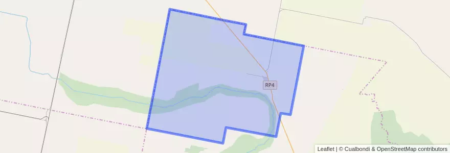 Mapa de ubicacion de Municipio de Elisa.