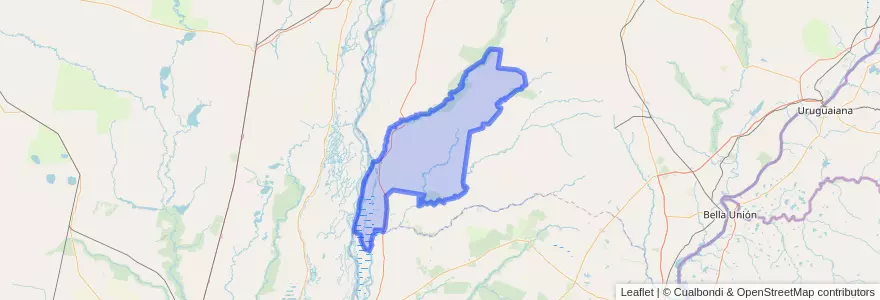 Mapa de ubicacion de Municipio de Esquina.