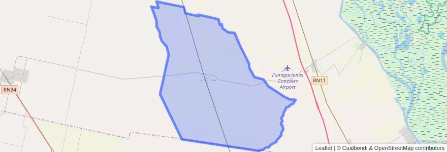 Mapa de ubicacion de Municipio de Díaz.