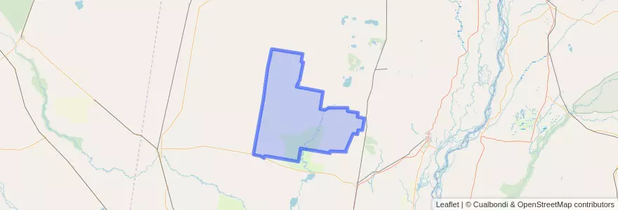 Mapa de ubicacion de Municipio de Fortín Olmos.