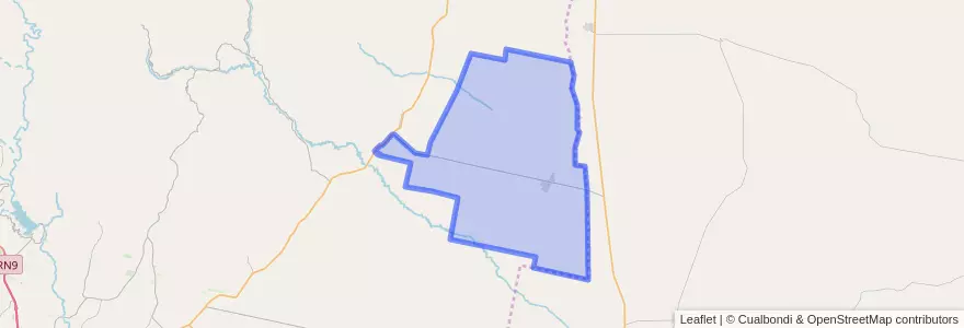 Mapa de ubicacion de Municipio de Garmendia.