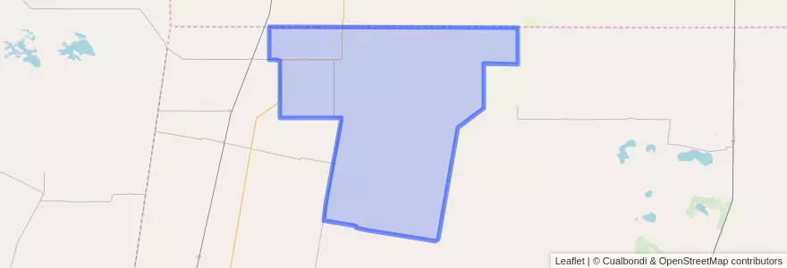 Mapa de ubicacion de Municipio de Gato Colorado.