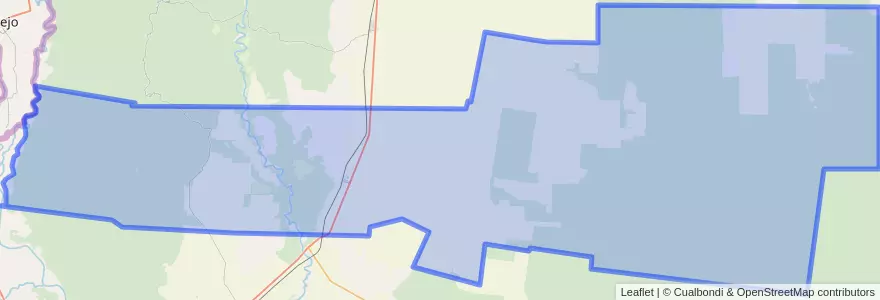 Mapa de ubicacion de Municipio de General Ballivián.