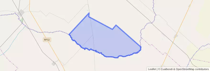 Mapa de ubicacion de Municipio de General Gelly.