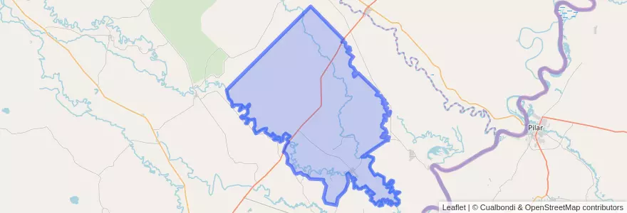 Mapa de ubicacion de Municipio de General Vedia.