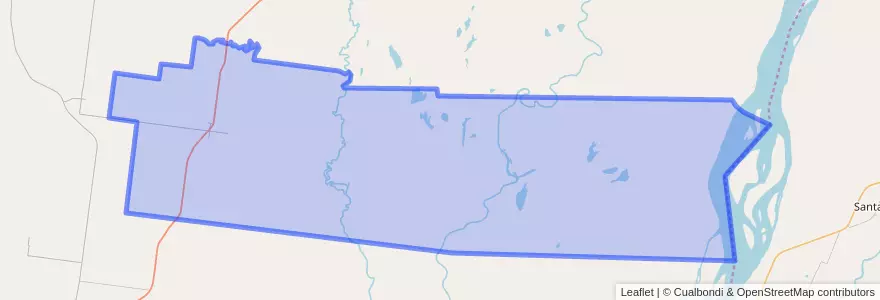 Mapa de ubicacion de Municipio de Guadalupe Norte.