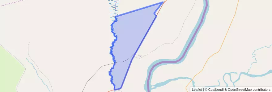 Mapa de ubicacion de Municipio de Guaviraví.