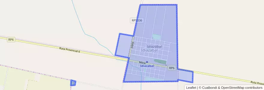 Mapa de ubicacion de Municipio de Idiazábal.