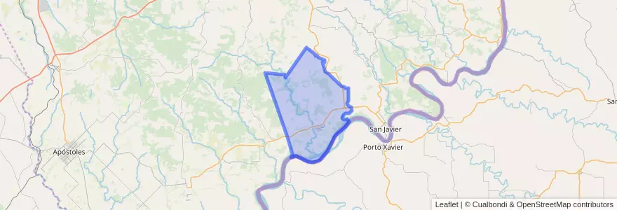Mapa de ubicacion de Municipio de Itacaruaré.