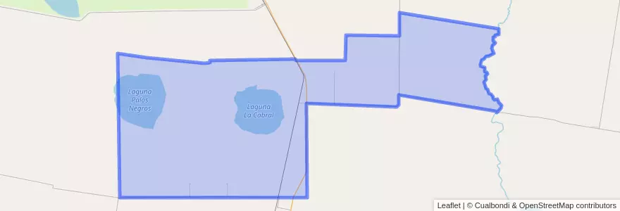 Mapa de ubicacion de Municipio de La Cabral.