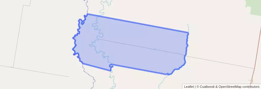 Mapa de ubicacion de Municipio de La Camila.