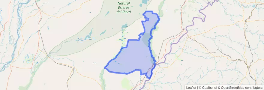 Mapa de ubicacion de Municipio de La Cruz.