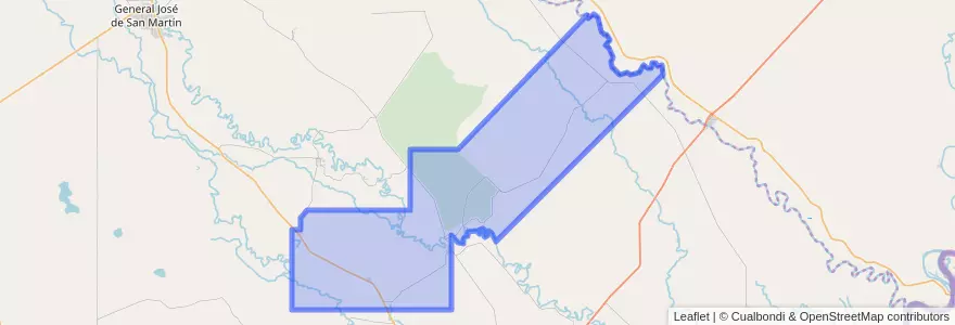 Mapa de ubicacion de Municipio de La Eduvigis.