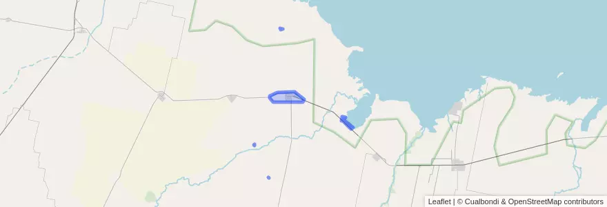 Mapa de ubicacion de Municipio de La Para.