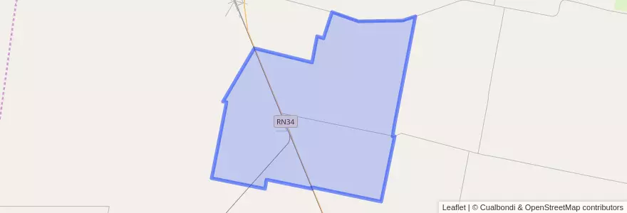 Mapa de ubicacion de Municipio de La Rubia.