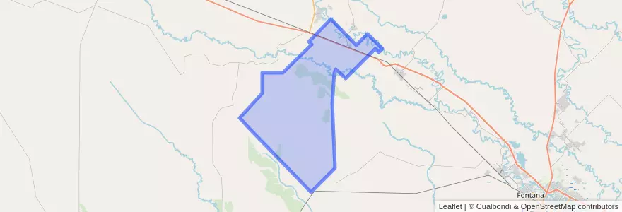 Mapa de ubicacion de Municipio de Lapachito.