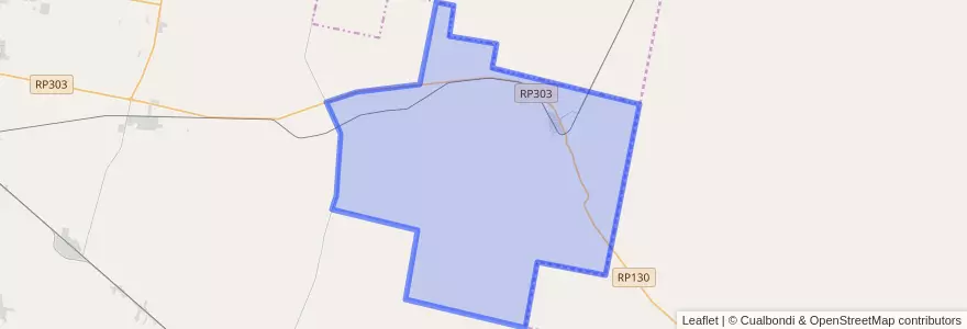 Mapa de ubicacion de Municipio de Las Cejas.