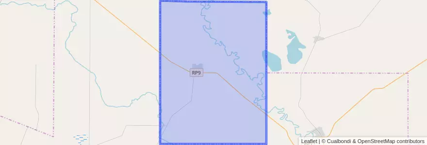 Mapa de ubicacion de Municipio de Las Garcitas.