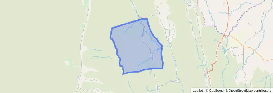 Mapa de ubicacion de Municipio de Las Juntas.