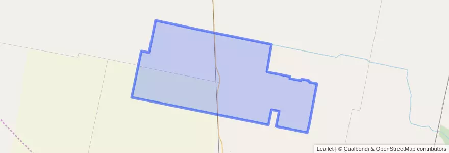 Mapa de ubicacion de Municipio de Las Palmeras.