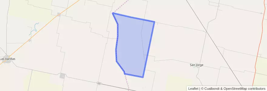 Mapa de ubicacion de Municipio de Las Petacas.