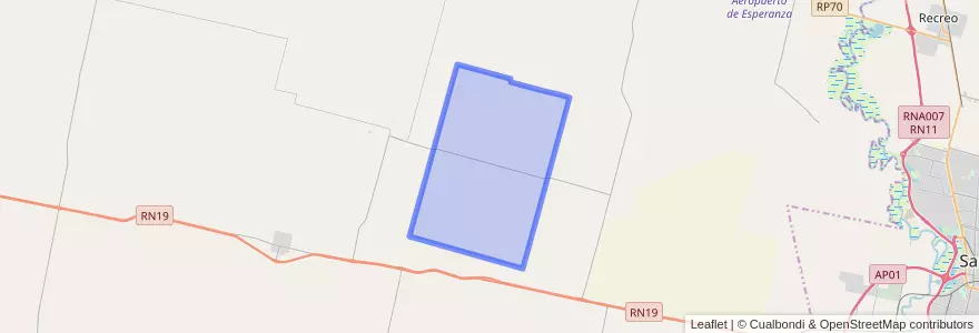 Mapa de ubicacion de Municipio de Las Tunas.