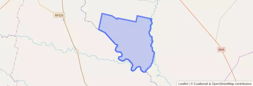 Mapa de ubicacion de Municipio de Los Gómez.