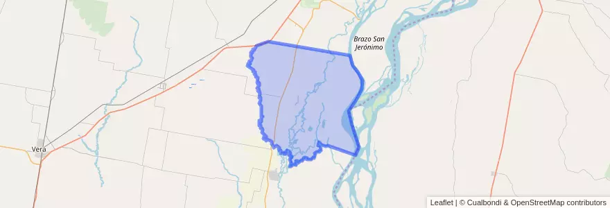 Mapa de ubicacion de Municipio de Los Laureles.