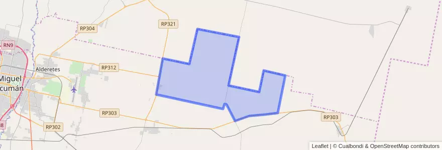 Mapa de ubicacion de Municipio de Los Pérez.