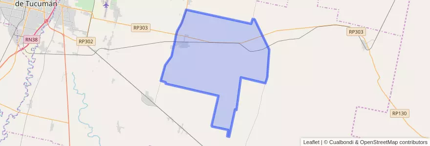 Mapa de ubicacion de Municipio de Los Ralos.