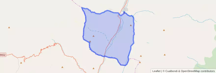 Mapa de ubicacion de Municipio de Maimará.