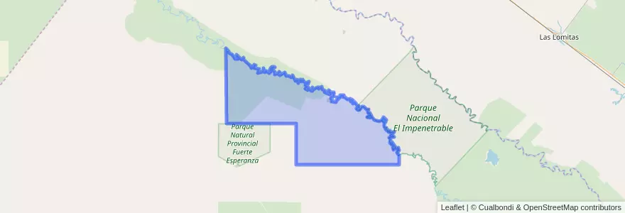 Mapa de ubicacion de Municipio de Misión Nueva Pompeya.