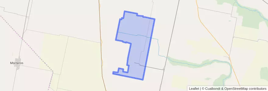 Mapa de ubicacion de Municipio de Moisés Ville.
