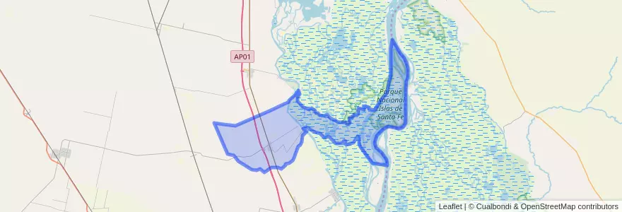 Mapa de ubicacion de Municipio de Monje.
