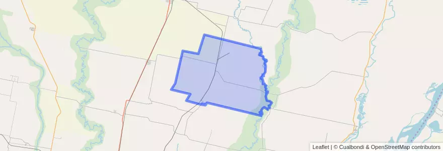 Mapa de ubicacion de Municipio de Naré.
