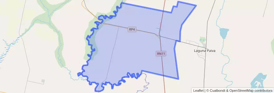 Mapa de ubicacion de Municipio de Nelson.