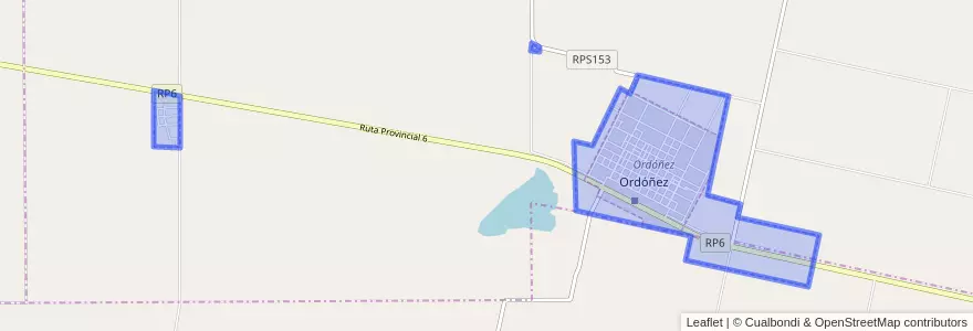 Mapa de ubicacion de Municipio de Ordóñez.
