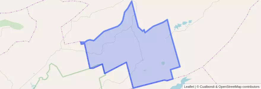 Mapa de ubicacion de Municipio de Palmar Grande.
