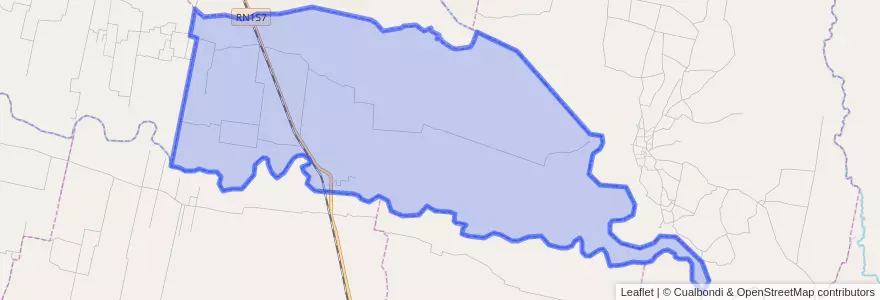 Mapa de ubicacion de Municipio de Pampa Mayo.