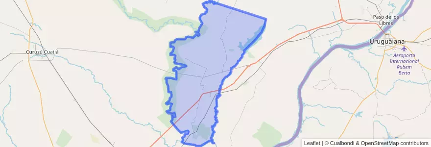 Mapa de ubicacion de Municipio de Parada Pucheta.