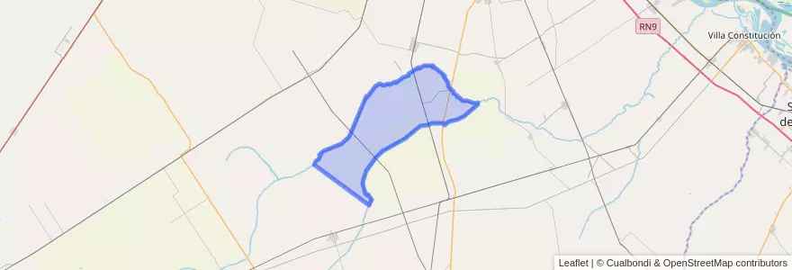 Mapa de ubicacion de Municipio de Pavón Arriba.