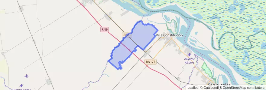 Mapa de ubicacion de Municipio de Pavón.