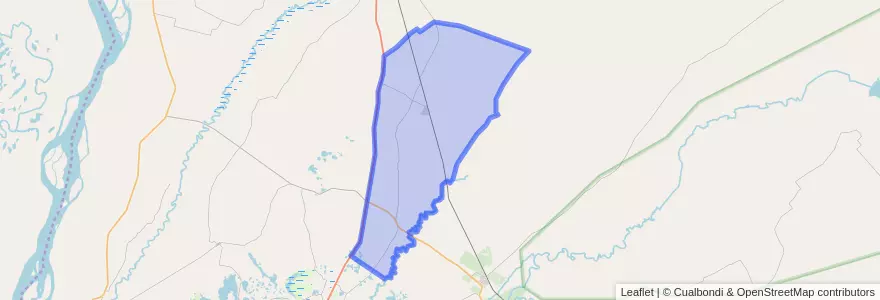 Mapa de ubicacion de Municipio de Pedro R. Fernández.