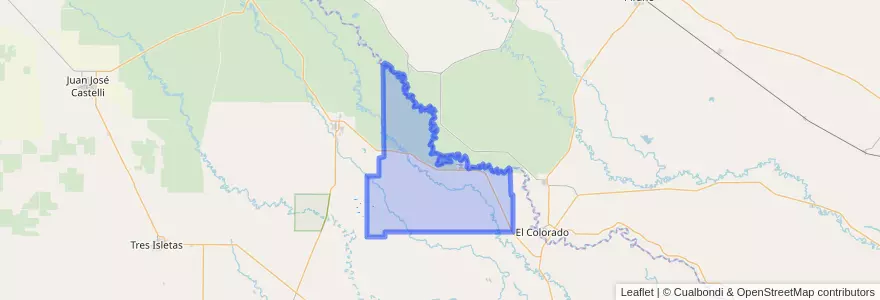 Mapa de ubicacion de Municipio de Presidencia Roca.